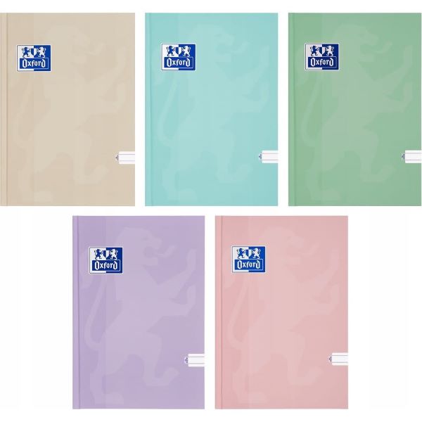 Brulion A5/96k linia 90g szyty Oxford Touch Pastel 400175293